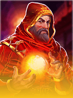 Fire Blaze Jackpots: Red Wizard-bg
