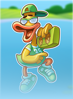 Scruffy Duck